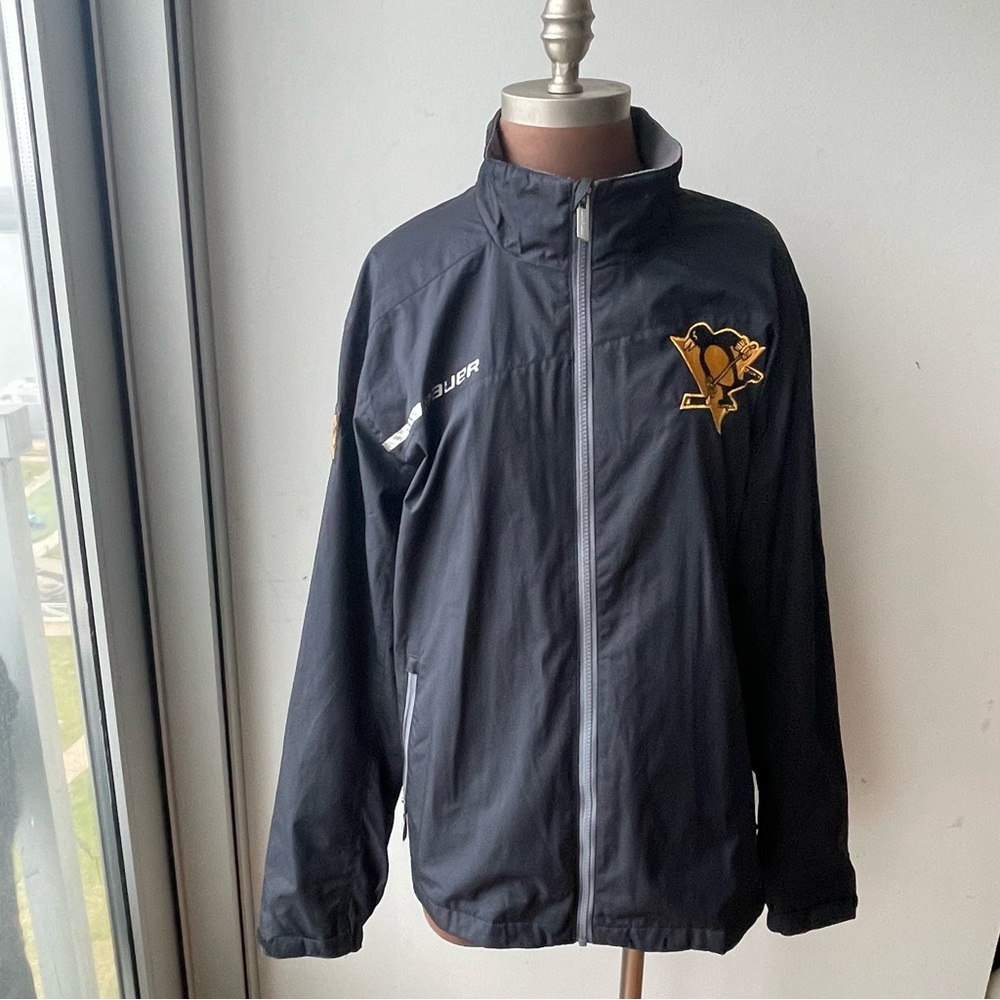 Bauer windbreaker, men’s M, Dicks sporting goods, Pittsburg penguins, jacket